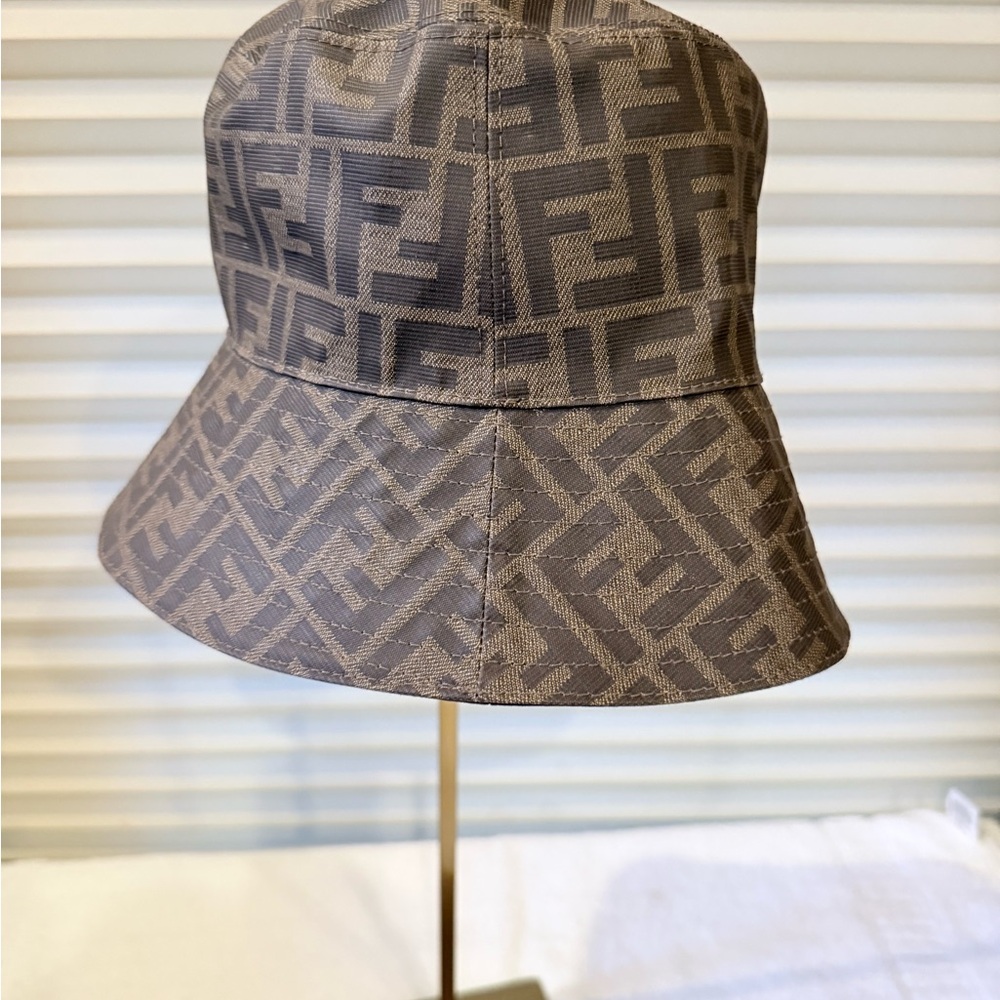 Fendi Monogram Tan Bucket Hat - Picture 2 of 8